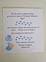 Faire-part Baptême