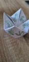 Menu en origami
