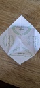 Menu en origami