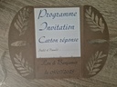 Faire part champêtre