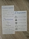 Faire part champêtre