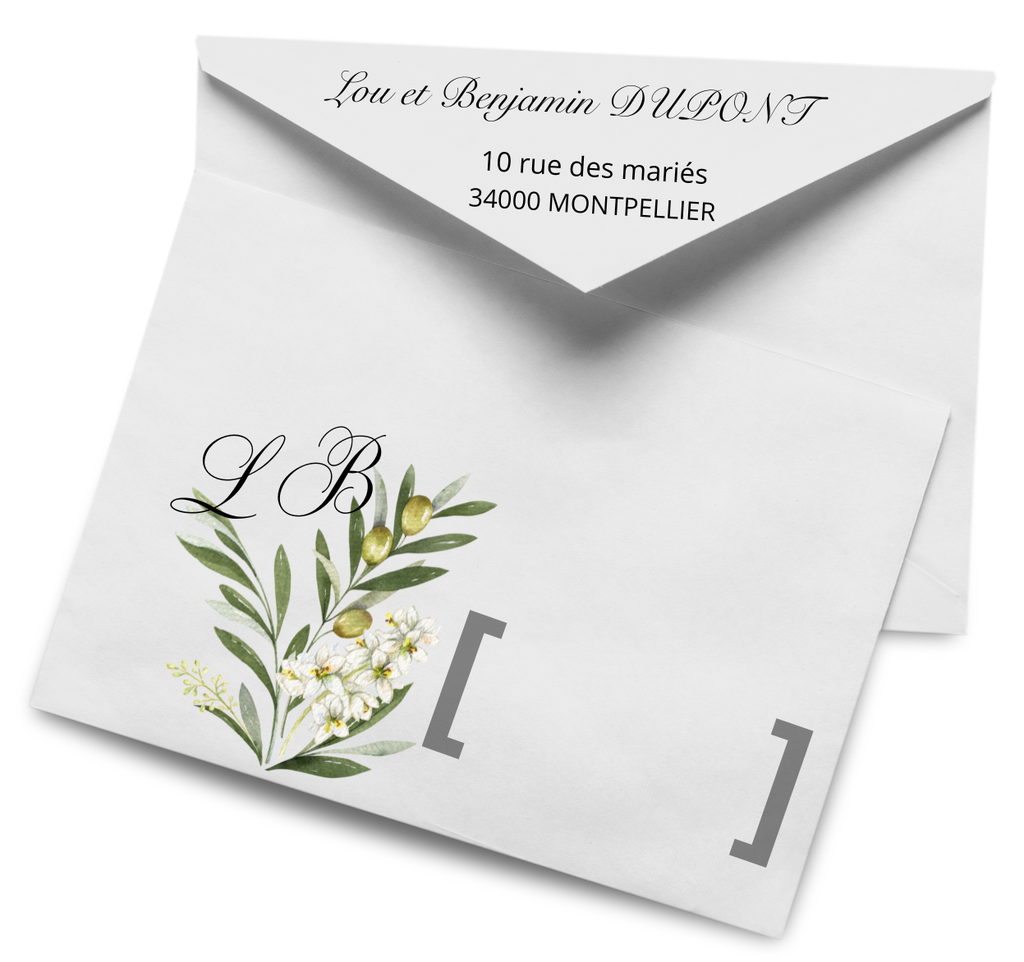 Enveloppe personnalisable