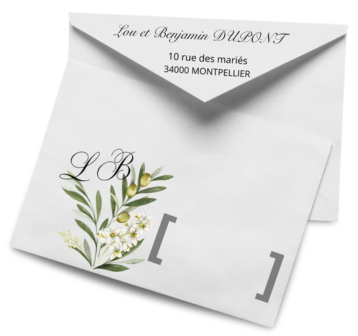Enveloppe personnalisable