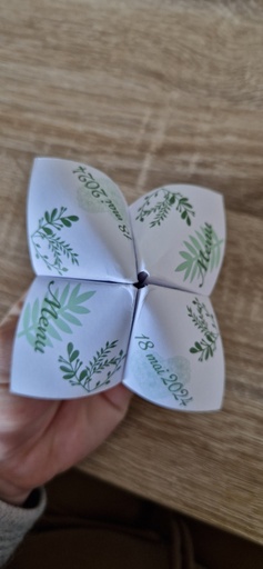 [Menu pouet-pouet] Menu en origami